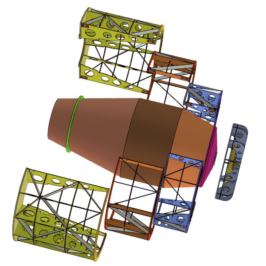 封頭胎膜、前錐胎膜、中節(jié)胎膜、后錐胎膜